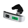 Digital Electronic Luggage Scales Portable 50kg/110lb Suitcase Scale Handled Travel Bag Weighting LCD Display Hanging Scale SN562