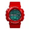 Bracelets de montre mode étanche hommes garçon LCD chronomètre numérique Date caoutchouc Sport poignet Relogio Masculino Curren Men3254