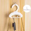 Hangers 2Pcs With Hook Shawls Tie Hat Scarves Storage Handbag Organizer Wardrobe Hanger Rack