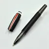 Promotion High quality Msk-163 Matte Black Ballpoint pen Roller Ball pens School Office supplies with Serial Number and Leather Case Packaging