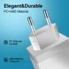 EU US Plug 4 USB -lader Snel opladen 3.0 voor iPhone 14 Pro Max Tablet Portable Wall Mobile Adapter