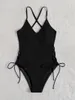 Costume da bagno intero da donna Costume intero monokini da donna Backless 2023 Costume da bagno rosso con fasciatura per le donne