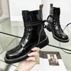 Super Mini Boots Louiseity Fashion Women Decorative Flat Heel Winter Thick Sole Leather Warm Wool High Heel Snow Viutonity 07-04