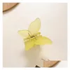 Hair Clips Barrettes Super Fairy Butterfly Clip Shark Female Summer Back Of Head Small Headdress New Drop Delivery Jewelry Hairjewe Dhdnx
