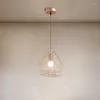 Chandeliers Nordic LED Pendant Lamp Lights Restaurant Creative Cage/House Chandelier Loft Hanging Minimalist Lighting Light Fixtures