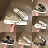 Designer Sneakers Vintage Check Casual Chaussures Classic Stripes Sneaker Hommes Femmes Grille Chaussure Coton Daim Baskets Imprimer Baskets Basses En Toile