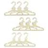 Hangers 3x Nordic Style Kids Clothes Hanging Racks Washcloths For