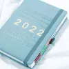 New Time Management Schedule Book 2022 English Inner Pages Dates Creative Table Planner Reminder Timetable Desk Office Supplies