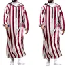 Etniska kläder Muslim Jubba Thobe Kläder Herr Luvtröja Ramadan Robe Kaftan Abaya Dubai Turkiet Islamisk Man Fritidskläder Lös