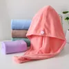 Serviette en microfibre cheveux séchage rapide doux pour la peau bain Wrap chapeau Super Absorption d'eau accessoires de salle de bain