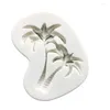 Baking Moulds Coconut Palm Tree Silicone Sugarcraft Mold Chocolate Cupcake Fondant Cake Decorating Tools