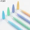 12pcs Colors Sketch Drawing Color Pen Markers 0.3mm Gel Pens Set Refill Rollerball Pastel Neon Marker Office School Stationery