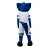 Blue Cobra Custom Mascot Creative Headdear Cartoon Custom Sports Costumes Walking Puppet Dier