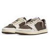 med Box Jumpman 1 Låga basketskor 1S kinesiska nyår Black Phantom Reverse Mocha Black Olive J1 Mens Trainers Women Sneakers Sport