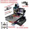 목재 라우터 CNC 6040 1500W 4 축 3040 금속 조각 드릴링 머신 5 축 3020 PCB 밀링 조각 기계