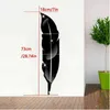 Wall Stickers DIY Mirror Sticker Feather Acrylic Effect Home Decoration Mural Makeup Spiegel Decal Removable