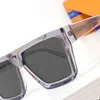 Luxury Designer Sunglasses Z1502 Men Womens Sunglasses Women Millionaire Square thickened material Design Outdoor Black Frame Grey UV400 Protective lenses