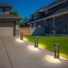 40 CM/60 CM Solaire Jardin Pelouse Lampe Bollard Lumière Villa Paysage Voie Pilier Extérieur Cour Éclairage