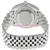 Zegarki unisex mechaniczne 36 mm 116234 Arabska czarna tarcza srebra Asia 2813 Automatyczna jubileuszowa bransoletka luksusowa ręka 219Z