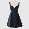 Casual Dresses 2022 Runway Luxury Look Trendy Silk Wool Slip Dress Women