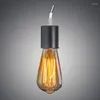 Lamp Holders E27 Vintage Retro Antique Edison Ceramic Screw Bulb Base 220V Hang Socket Holder Light Fitting With Wire