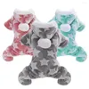 Katkostuums zachte hondenkleding Fleece puppy Chihuahua kleding winterjas jumpsuit kostuumkostuumkap pyjama's voor kleine middelgrote honden katten