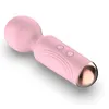 Sex Toy Massager Women's Mini AV Stick G-Spot Masturbator Waterproof Silicone Vibrator Vuxen