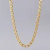 Fashion Hip Hop Sieraden 18K Gold Chains Designer ketting vrouw 316L titanium staal Cubaanse linkketens chokers punk kettingen voor vrouwen feestvriend verjaardag cadeau