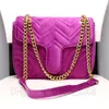 Designers Bags Fashion Women Shoulder Classic PU Leather Heart Style Gold Chain Handbag Tote Messenger Handbags more color325p