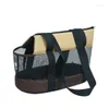 Porteurs de chats pour chien d'￩t￩ sachets d'￩paule c￩libataire en maille portable sac ￠ main porteurs de compagnie de compagnie pour le chaton de chiot de voyage en plein air