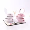 Storage Boxes Rotating Jewelry Box With Mirror Creative Ring Earring Necklace Table Top Small Accessories Shelf