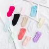 Chaussettes femmes TrowBridge Simple solide femmes été respirant bas femme couleur bonbon fille doux confortable multicolore