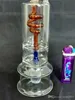 Spiral hookah glass bongs accessories Unique Oil Burner Glass Pipes Water Pipes Rigs Smoking with Dropper