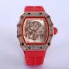 2021 Nowy zestaw zegarków sportowych Skull Sports Seria retro Retro Fashion Quartz Watch Mężczyźni i kobiety238m