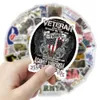 52Pcs United States Army Stickers Skate Accessories Waterproof Vinyl Sticker For Skateboard Laptop Luggage Bicycle Motorcycle Phone Car Decals Party Decor