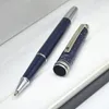 Édition spéciale autour du monde en 80 jours 163 stylo à bille stylo à bille Monte Blue résine bureau école écriture stylos à plume avec numéro de série