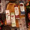 Cadeau cadeau 50 pcs autocollants en bronze vintage rose renaissance scrapbooking décoration bricolage étiquettes bronzant journal artisanat papeterie autocollant