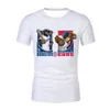 Srex Camisetas Masculinas Camisetas Estilo Verão 3D Impressão Digital e Camiseta Feminina Cartoon Anime Casual Oversize 6xl Pescoço Redondo Manga Curta