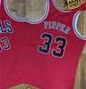 Anpassade baskettröjor Retro Real Brodery 1 Derrick 7 Toni Rose Kukoc 33 Scottie 91 Dennis Pippen Rodman Mitchell Ness Jersey Mans Women Kids S-XXL