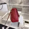 Borse a tracolla CC Donna 19 Borse a tracolla firmate Jumbo con patta classica Pelle di agnello Vera pelle Borse trapuntate da donna di grande capacità Borse grandi pochette Famose