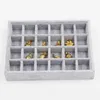 Jewelry Pouches Portable Velvet Ring Display Organizer Box Tray Holder Earring Storage Case Showcase Bead Container