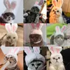 Cat Comple 2022 Funny Pet Dog Cap Case Warm Hat Year Party Christmas Cosplay Explay Po Props headwear