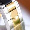 MENS를위한 40mm 시계 업그레이드 다이버 시리즈 시계 골드 세라믹 상감 스테인레스 스틸 오리지널 솔리드 브레이슬릿 자동 이동 자동 날짜 클래식 손목 시계