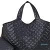 Designer-Fashion Shopping Bags Luxury Bag Genuine Leather Check Women Handbag Designer shoulder Tote Top quality Large Beach bags 256S