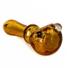 Latest Colorful Bubble Tech Decoration Hand Pipes Thick Glass Spoon Filter Dry Herb Tobacco Bong Handpipe Handmade Oil Rigs Smoking Bong Cigarette Holder DHL