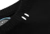 Suéteres masculinos Logotipo Tassel Tassel Jacquard High Street Round Gcond Sweater Pullover Casal Knitwear Women Black