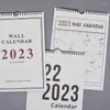 Estatuetas decorativas duráveis ​​2023 tamanho grande calendário de parede pendurado notas leves escrita