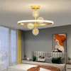 Lustres Nordique LED Lustre pour salon chambre salle à manger cuisine gypsophile Lustre plafonnier or Design décoration lampe