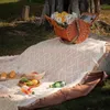 Blankets Knitted Picnic Blanket Camping Mat Outdoor Sofa Towel Nap All Inclusive Couch Slipcover Dustproof Tablecloth