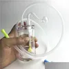 Tuyaux De Fumer Nouveau 4,5 Pouces En Plastique Brûleur À Huile Bong Eau Avec 10Mm Mâle Épais Pyrex Verre Tuyau Sile Tube Pour Drop Delivery Home Gard Dhy2E